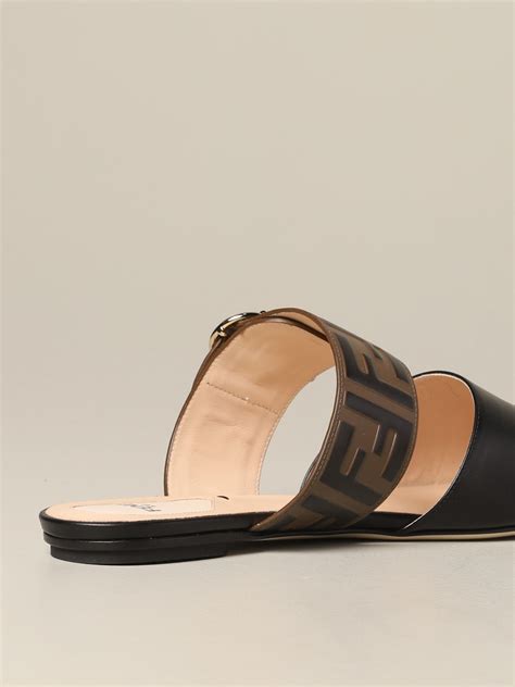 fendi sandals woman|Fendi women's flat sandals.